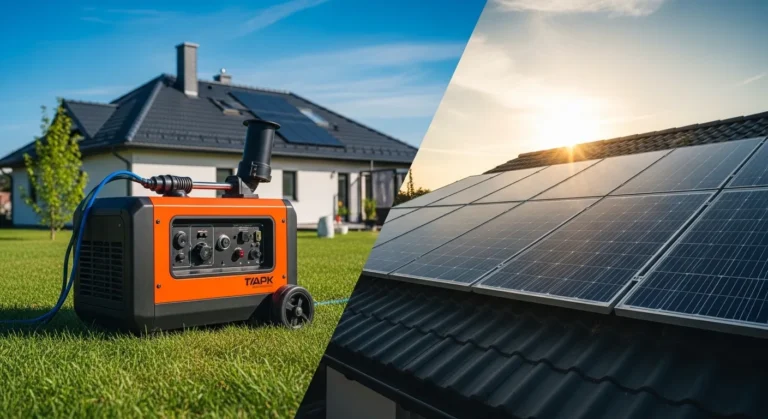 Gerador ou Energia Solar: Qual o melhor investimento para sua casa em 2026?